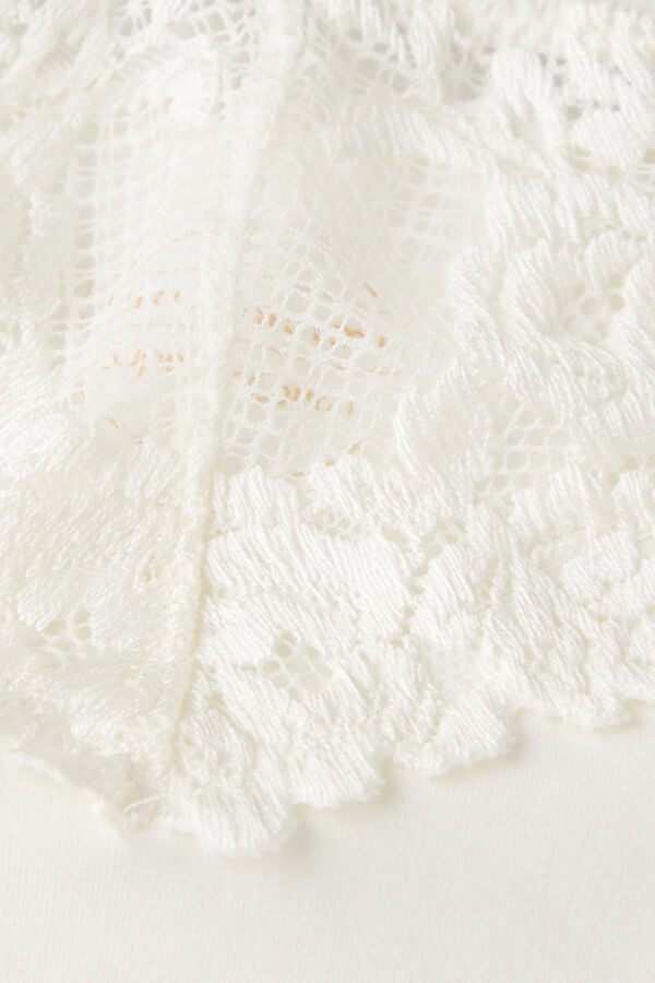 Intimissimi Braguita De Algodón Sin Costuras Con Encaje