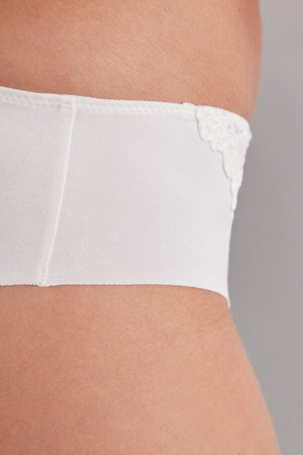 Intimissimi Braguita de algodón sin costuras con encaje