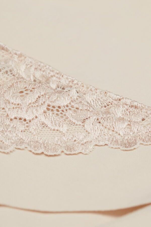 Intimissimi Braguita De Algodón Sin Costuras Con Encaje