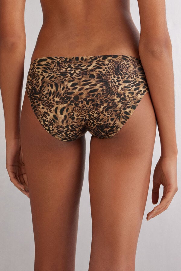 Intimissimi Braguita De Algodón Sin Costuras Estampado Animal Always Glamorous