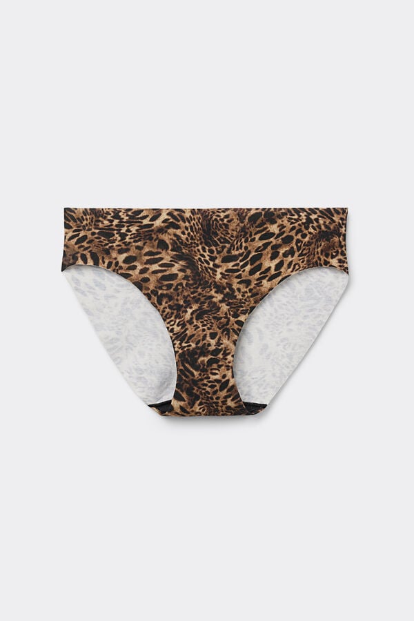 Intimissimi Braguita De Algodón Sin Costuras Estampado Animal Always Glamorous