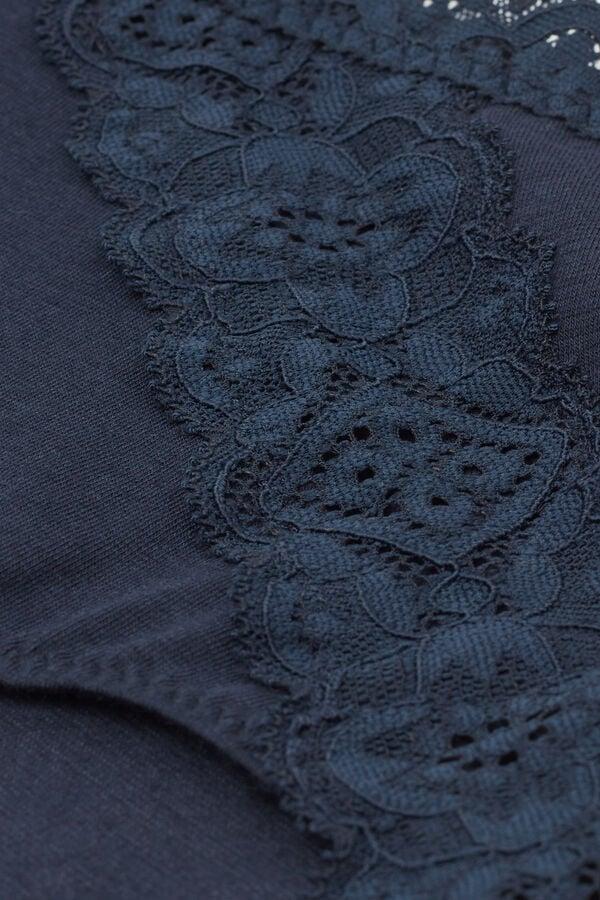 Intimissimi Braguita De Talle Medio De Algodón Y Encaje