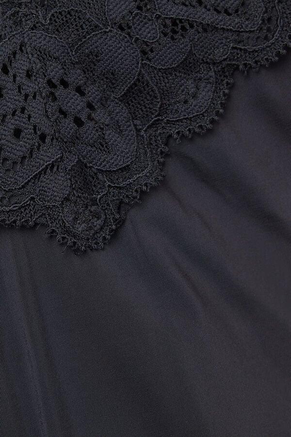 Intimissimi Brasileña De Encaje Y Microfibra Estilo De Los Años 80