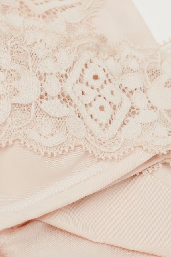 Intimissimi Brasileña De Encaje Y Microfibra Estilo De Los Años 80