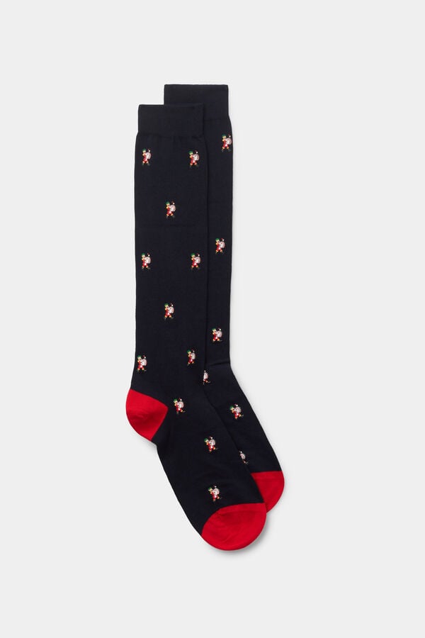 Intimissimi Calcetines Largos de Algodón Soft Estampados