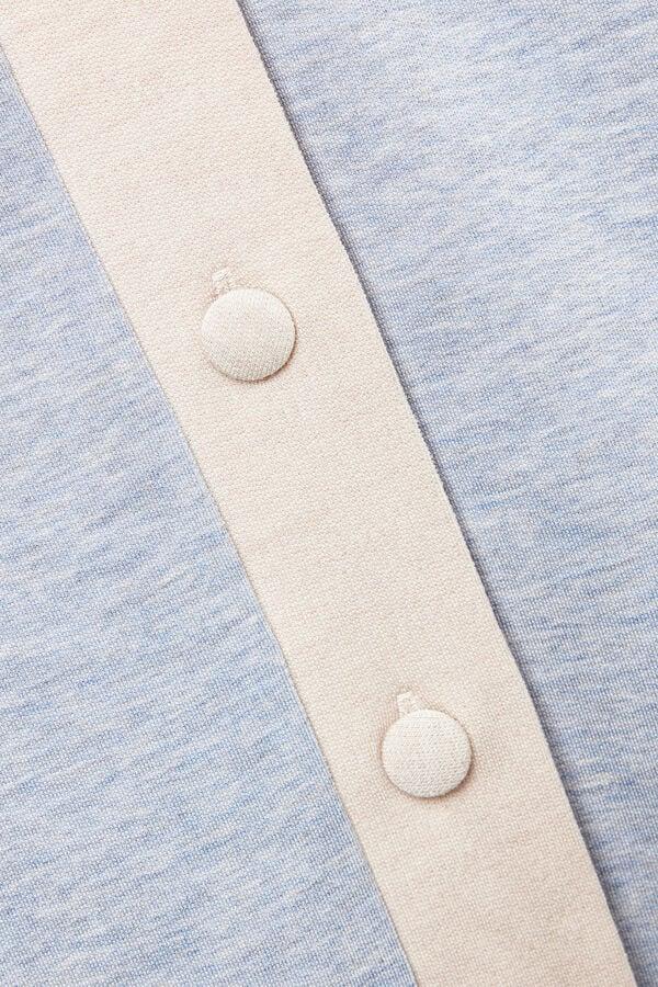 Intimissimi Camiseta Abertura Frontal Modal Con Lana Cold Winter Night