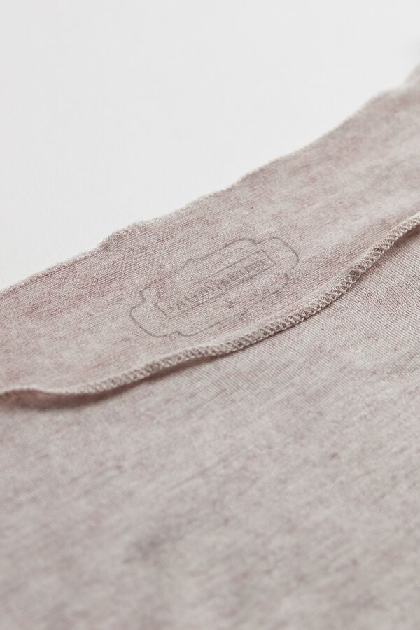 Intimissimi Camiseta Con Cuello Barco En Cashmere De Manga Larga