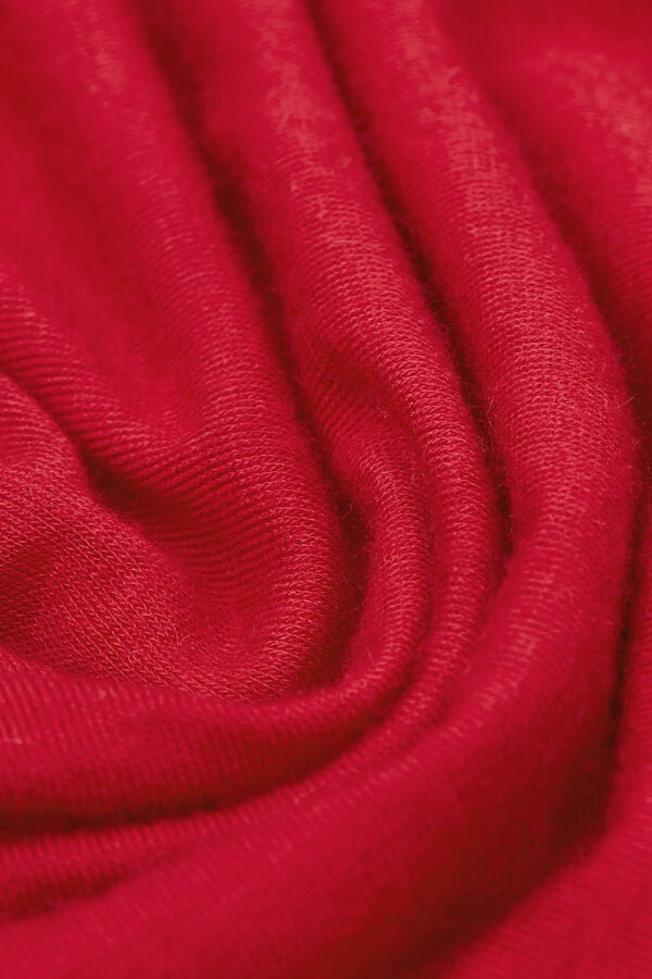 Intimissimi Camiseta Con Cuello Barco En Cashmere De Manga Larga