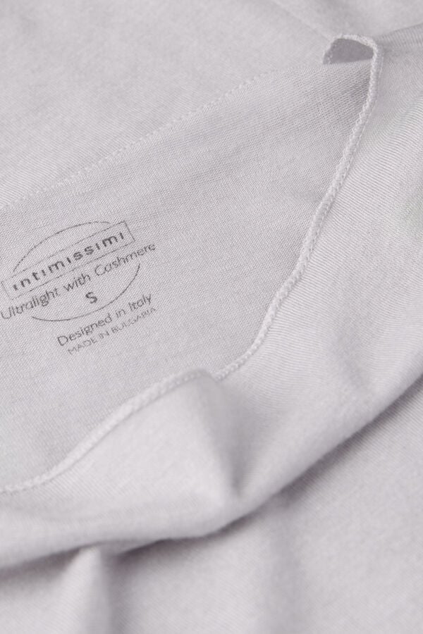 Intimissimi Camiseta Con Cuello Barco En Cashmere De Manga Larga