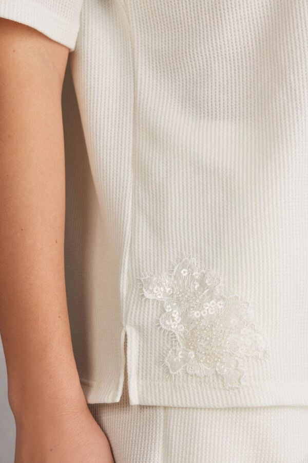 Intimissimi Camiseta con Cuello de Pico Glisten in the Light