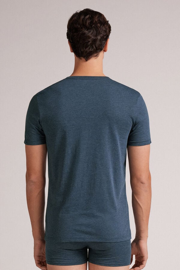 Intimissimi Camiseta con cuello redondo de algodón superior