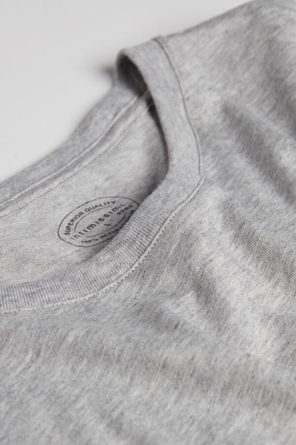 Intimissimi Camiseta Con Cuello Redondo De Algodón Superior