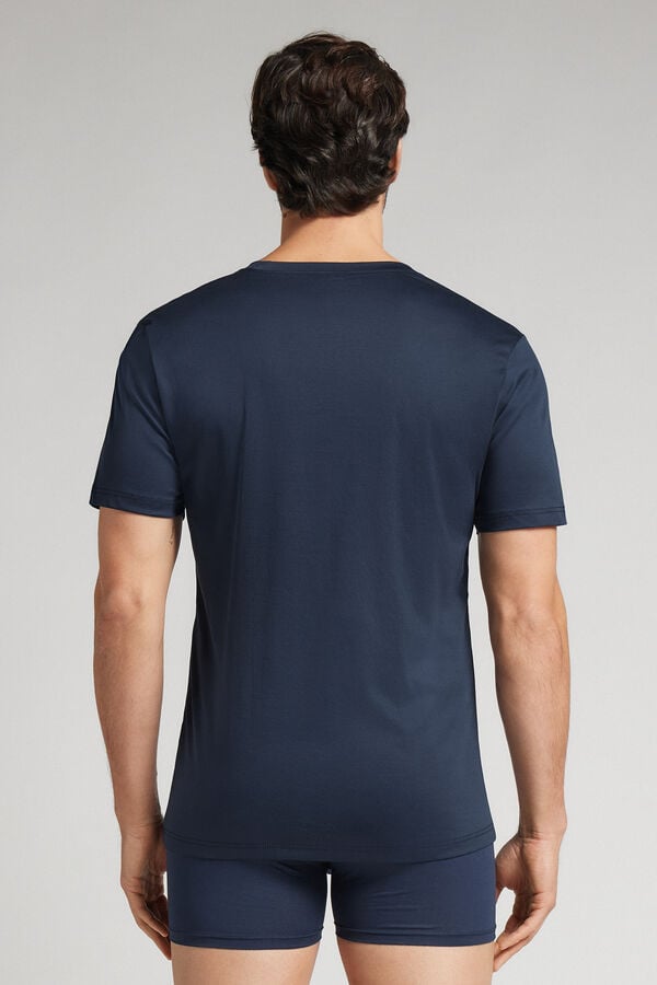 Intimissimi Camiseta con Escote de Pico de Algodón Premium