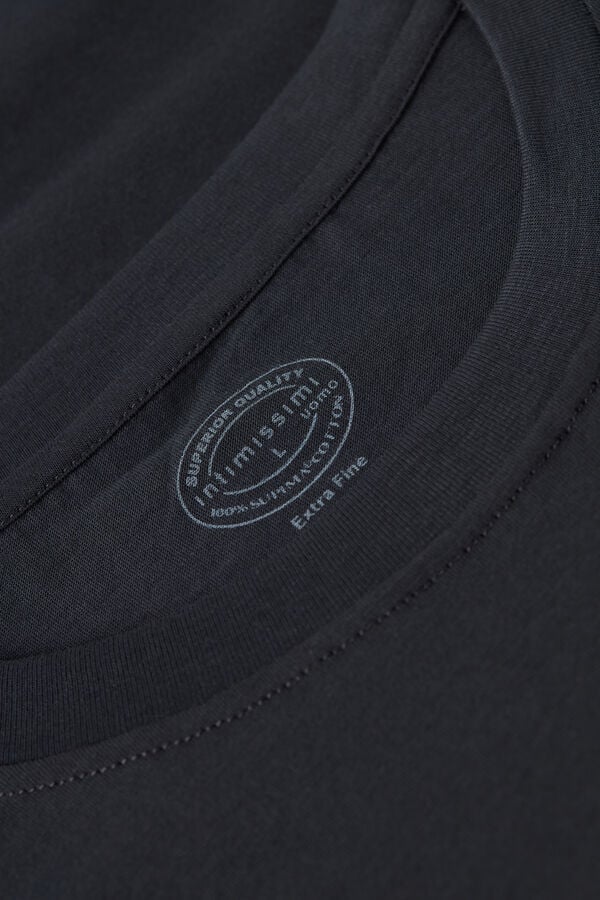 Intimissimi Camiseta De Corte Recto De Algodón Superior Extrafino