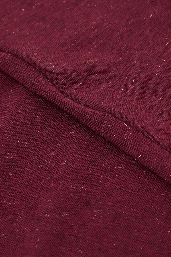 Intimissimi Camiseta De Cuello Alto De Modal Ligero Con Cashmere Lamé