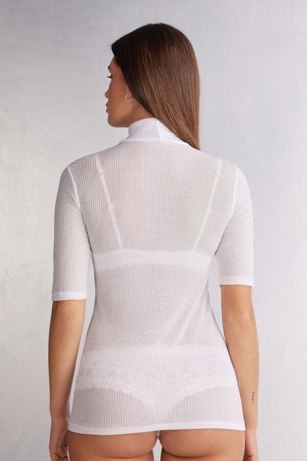 Intimissimi Camiseta De Cuello Alto Ultranatural Con Cashmere