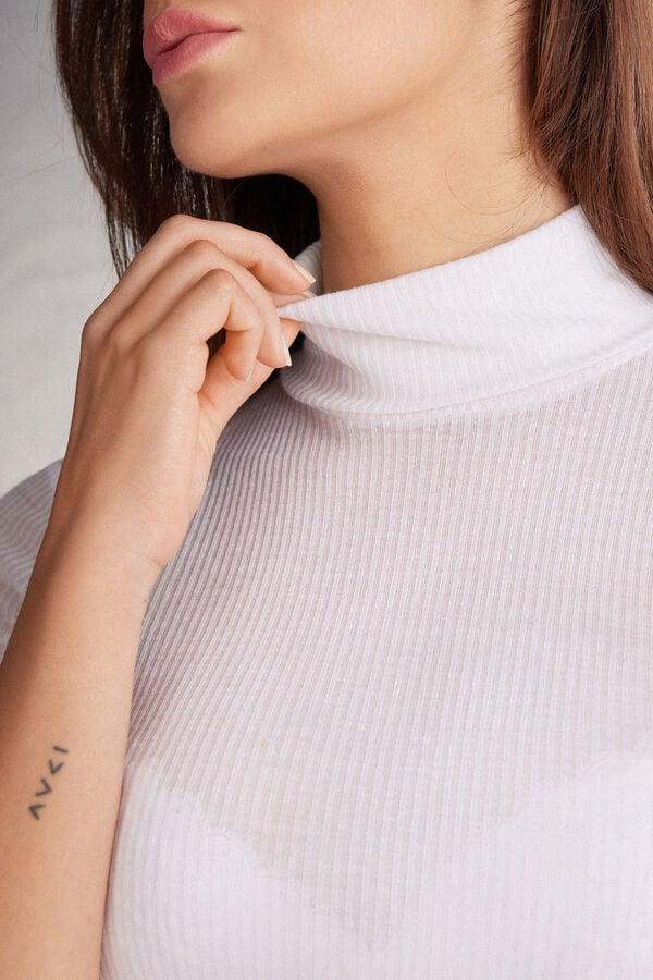 Intimissimi Camiseta de Cuello Alto Ultranatural con Cashmere