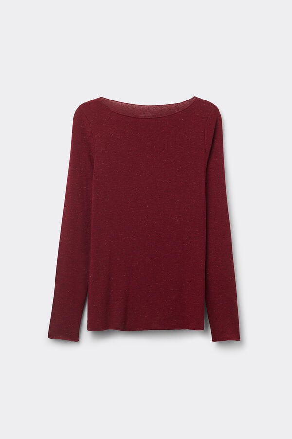 Intimissimi Camiseta De Cuello Redondo De Modal Ligero Con Cashmere Lamé