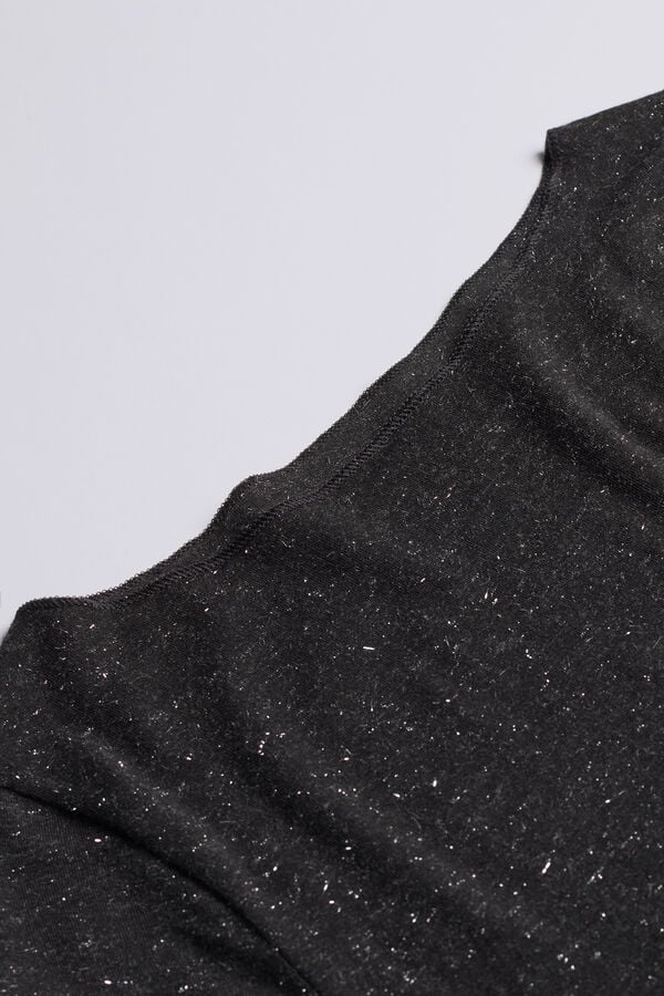 Intimissimi Camiseta De Cuello Redondo De Modal Ligero Con Cashmere Lamé