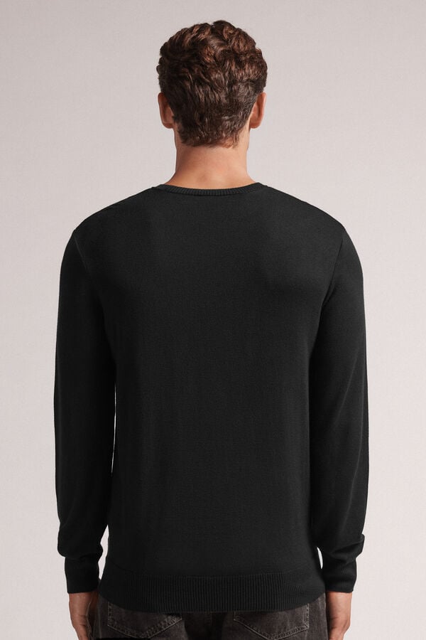 Intimissimi Camiseta de Cuello Redondo y Manga Larga