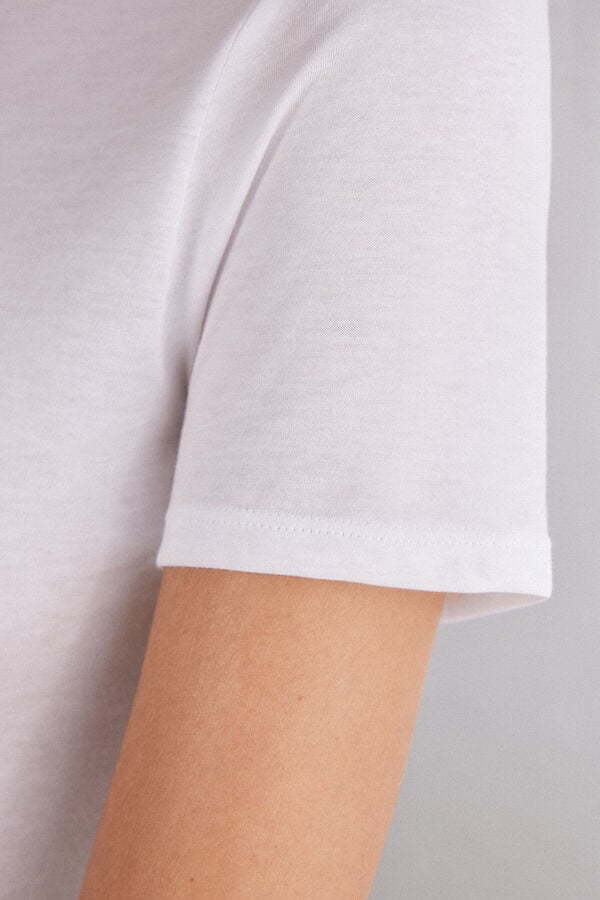 Intimissimi Camiseta de Manga Corta de Algodón Ultrafresh