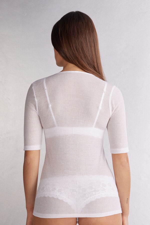 Intimissimi Camiseta De Manga Corta Ultranatural Con Cashmere