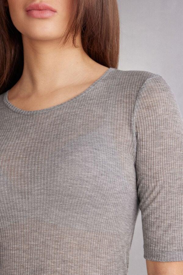 Intimissimi Camiseta de Manga Corta Ultranatural con Cashmere