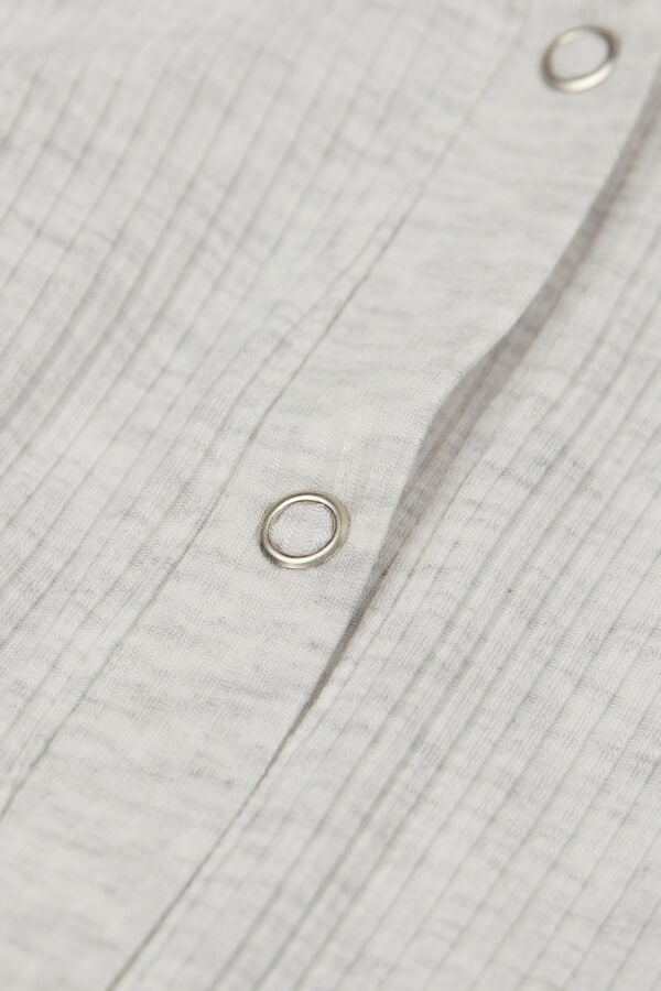 Intimissimi Camiseta De Manga Larga Con Abertura Delantera De Modal Chic Comfort