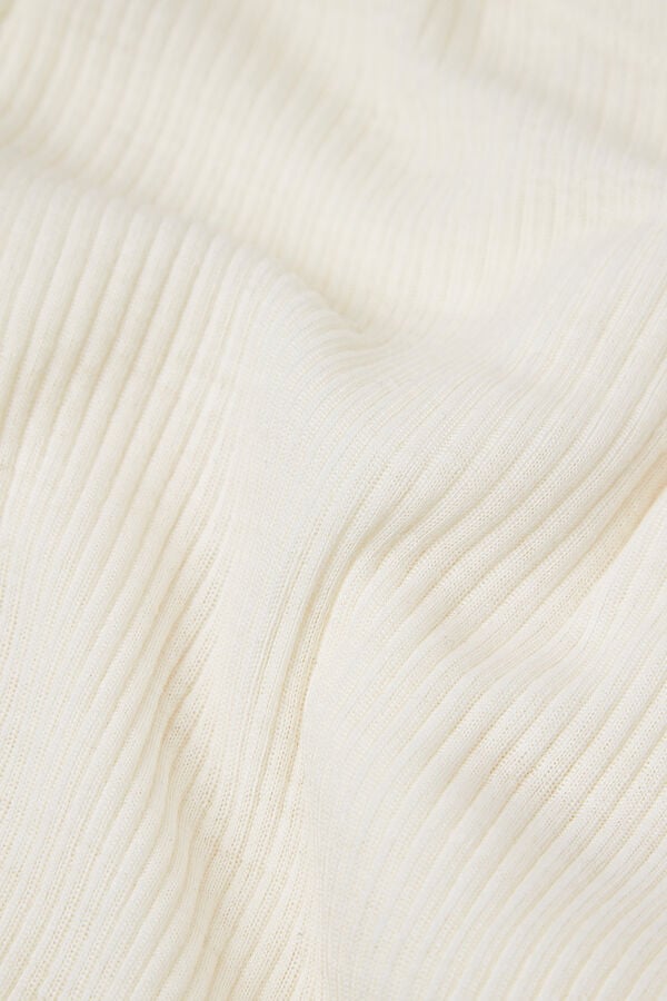 Intimissimi Camiseta De Manga Larga Con Cuello Redondo Holgado De Lana Y Seda