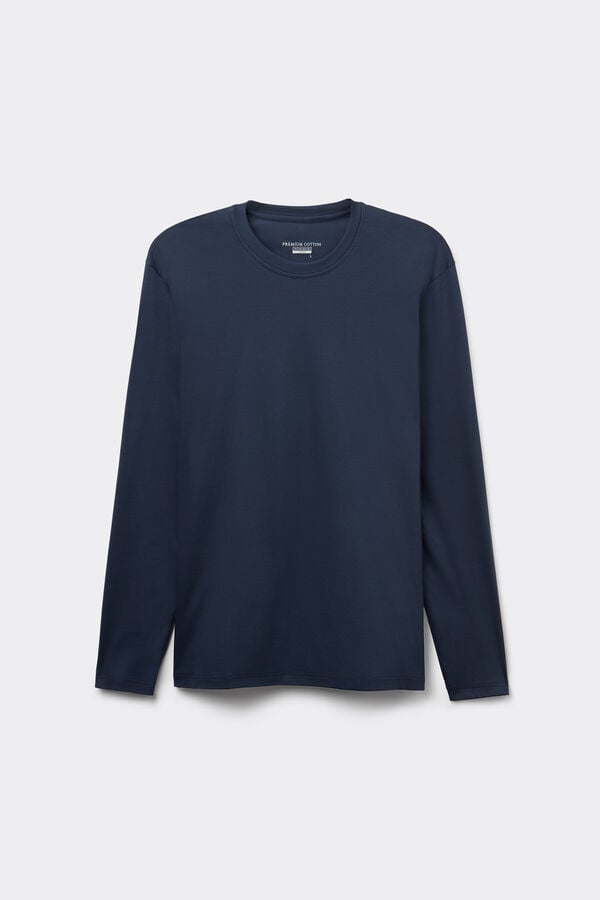 Intimissimi Camiseta De Manga Larga De Algodón Premium