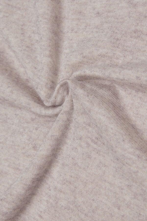 Intimissimi Camiseta De Manga Larga De Cuello Alto De Cashmere Ultraligero De Modal