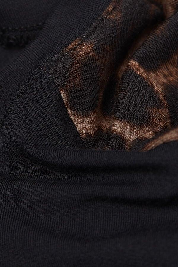 Intimissimi Camiseta De Manga Larga De Modal Luxurious Leopard
