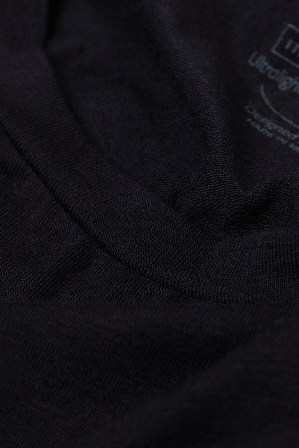 Intimissimi Camiseta De Manga Larga De Modal Ultralight Con Cashmere Y Escote Redondo