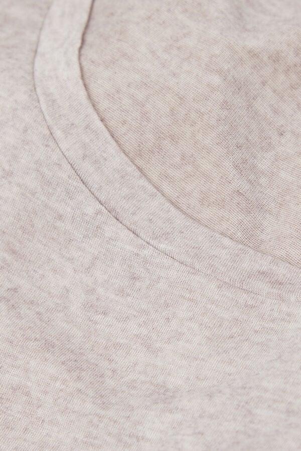 Intimissimi Camiseta De Manga Larga De Modal Ultralight Con Cashmere Y Escote Redondo