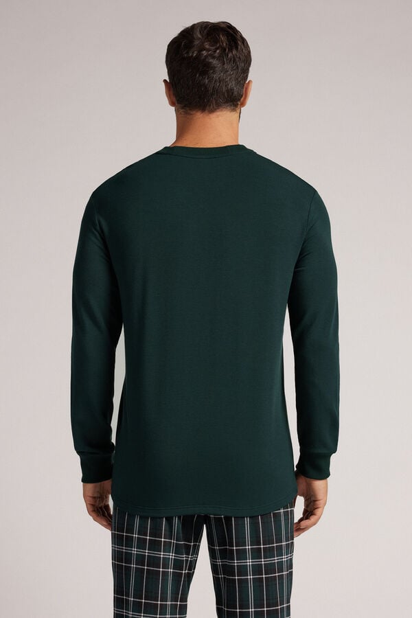 Intimissimi Camiseta de Manga Larga en Felpa de Modal