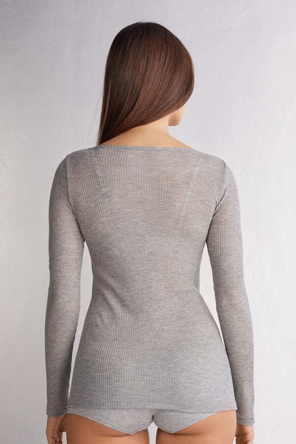 Intimissimi Camiseta De Manga Larga Ultranatural Con Cashmere