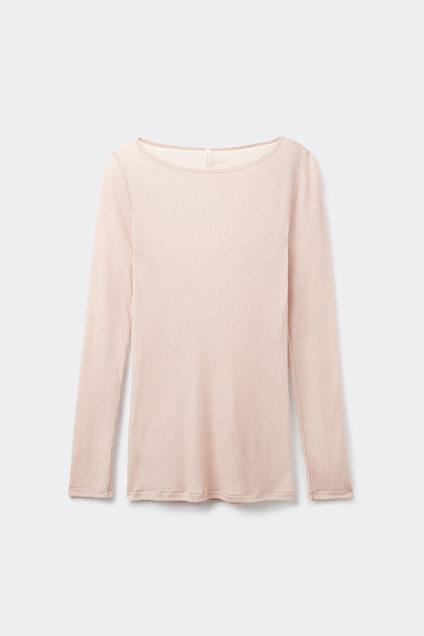Intimissimi Camiseta De Manga Larga Ultranatural Con Cashmere