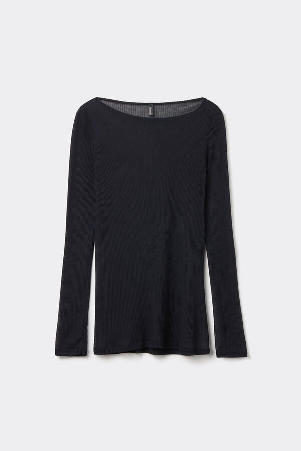 Intimissimi Camiseta De Manga Larga Ultranatural Con Cashmere