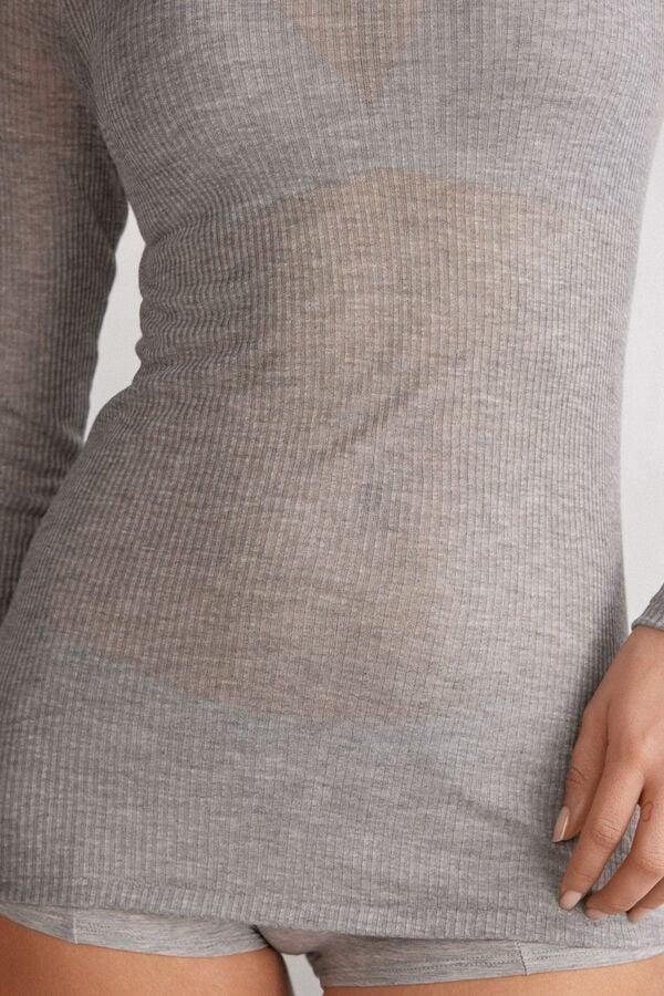 Intimissimi Camiseta de Manga Larga Ultranatural con Cashmere
