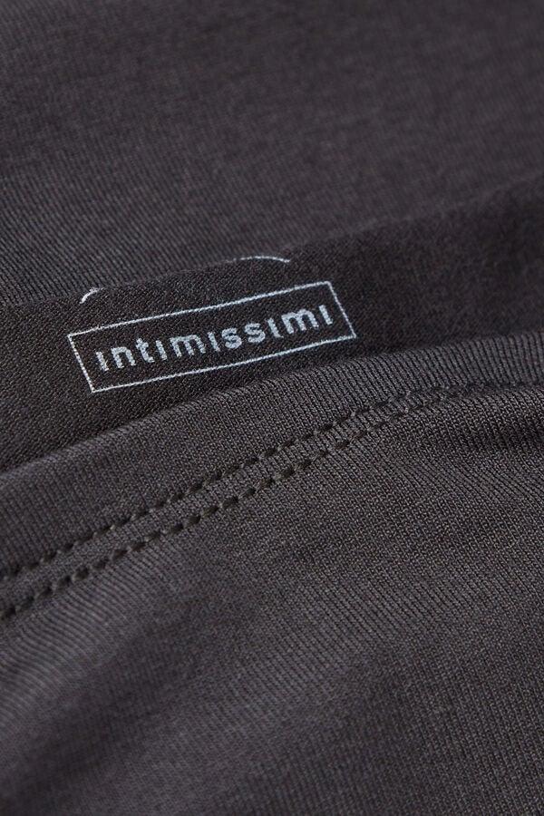 Intimissimi Camiseta De Manga Larga Y Escote Redondo De Micromodal