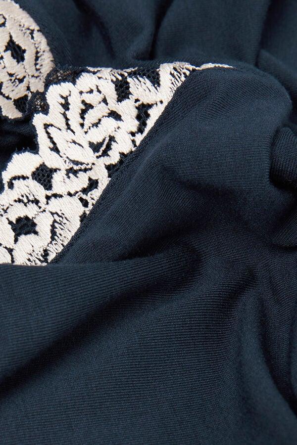 Intimissimi Camiseta De Tirantes De Modal Y Encaje Pretty Flower