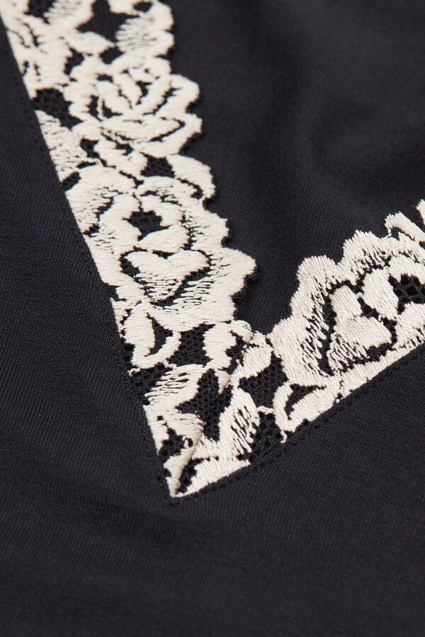 Intimissimi Camiseta De Tirantes De Modal Y Encaje Pretty Flower