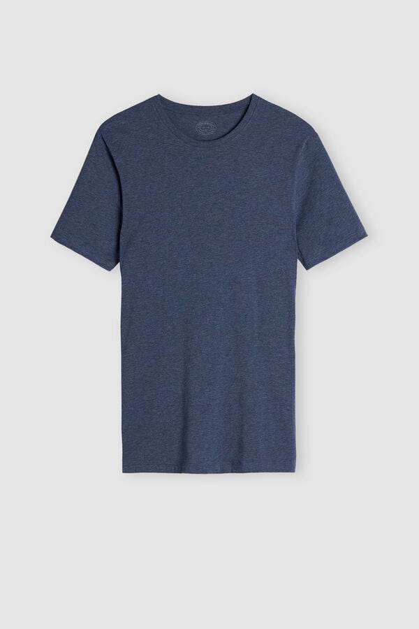 Intimissimi Camiseta Manga Corta De Algodón Ajustada