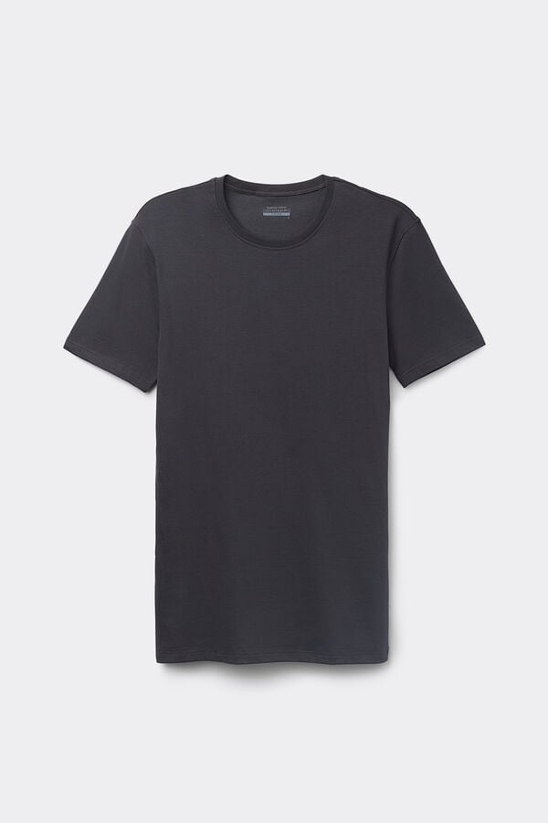 Intimissimi Camiseta Manga Corta De Algodón Ajustada