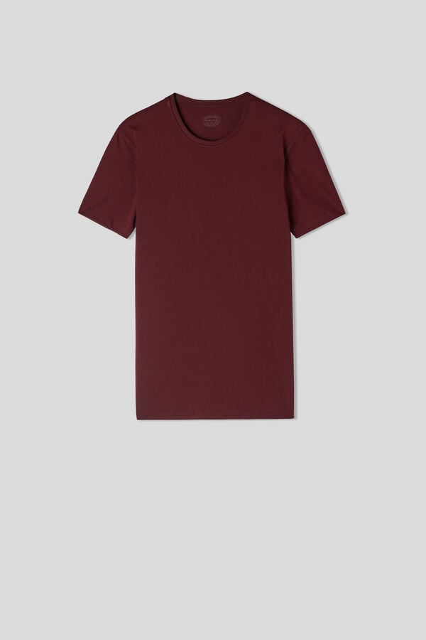 Intimissimi Camiseta Manga Corta De Algodón Ajustada