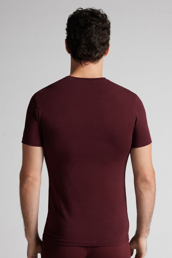 Intimissimi Camiseta manga corta de algodón ajustada