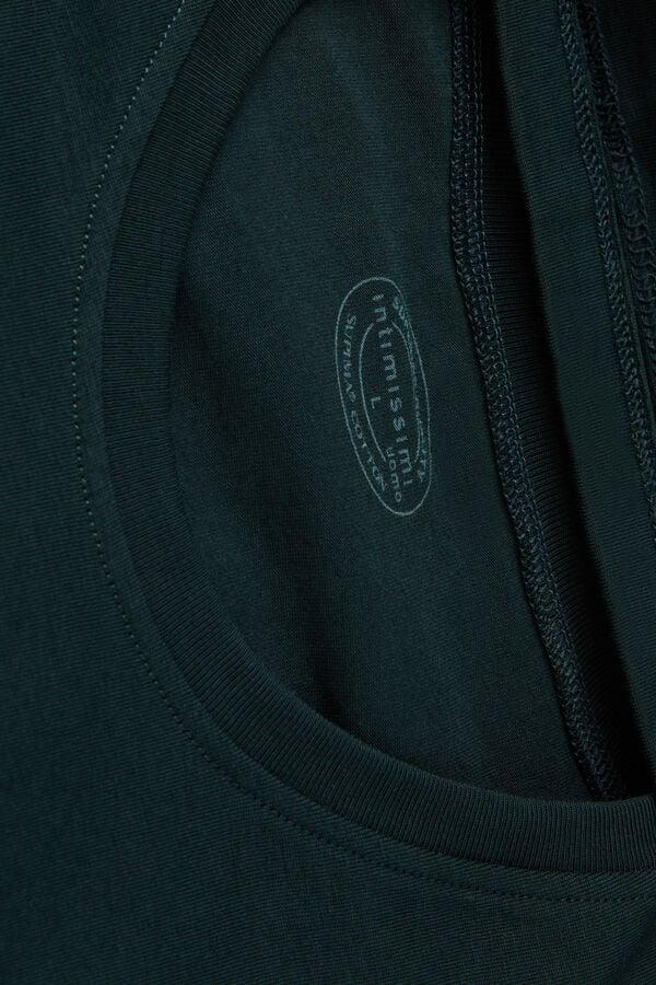 Intimissimi Camiseta Manga Corta De Algodón Ajustada