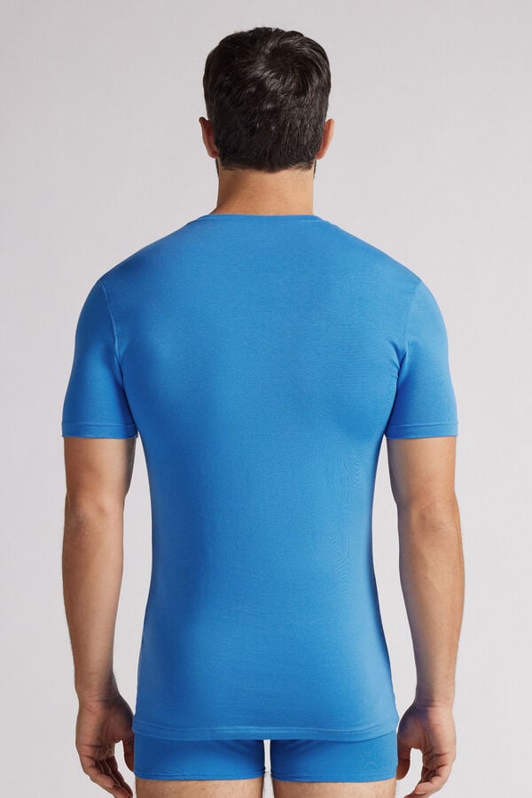 Intimissimi Camiseta manga corta de algodón ajustada