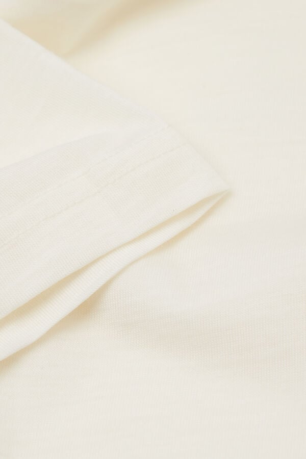 Intimissimi Camiseta Manga Corta De Lana Merina Elastizada