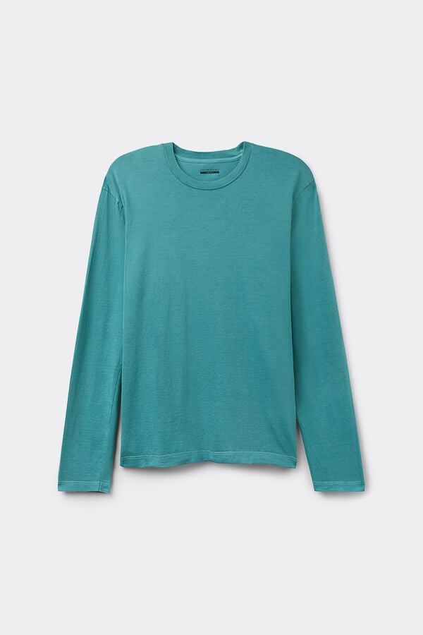 Intimissimi Camiseta Manga Larga De Algodón Washed Collection